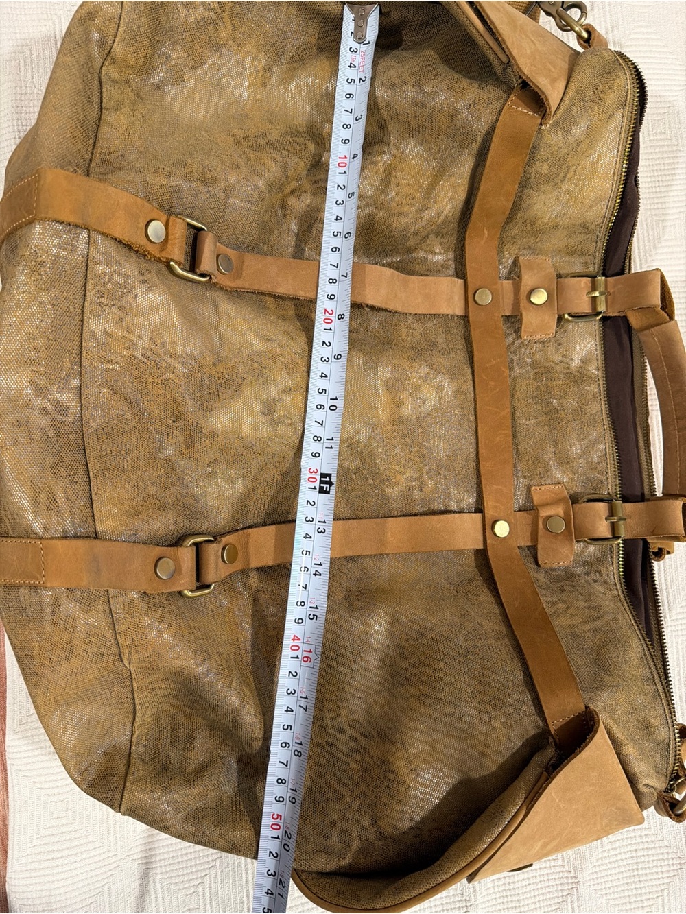 Anthropologie Jesslyn Blake shimmery tote - Picture 12 of 13